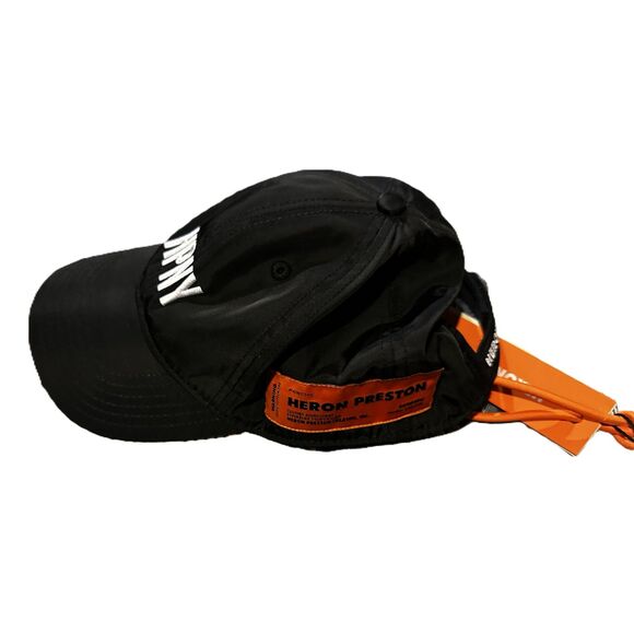 HERON PRESTON HPNY Nylon Hat - New with tags, in original packaging - Black - Picture 1 of 11